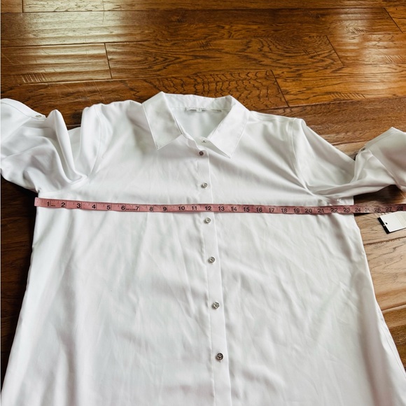 Calvin Klein White Button-Up Shirt - Picture 5 of 10